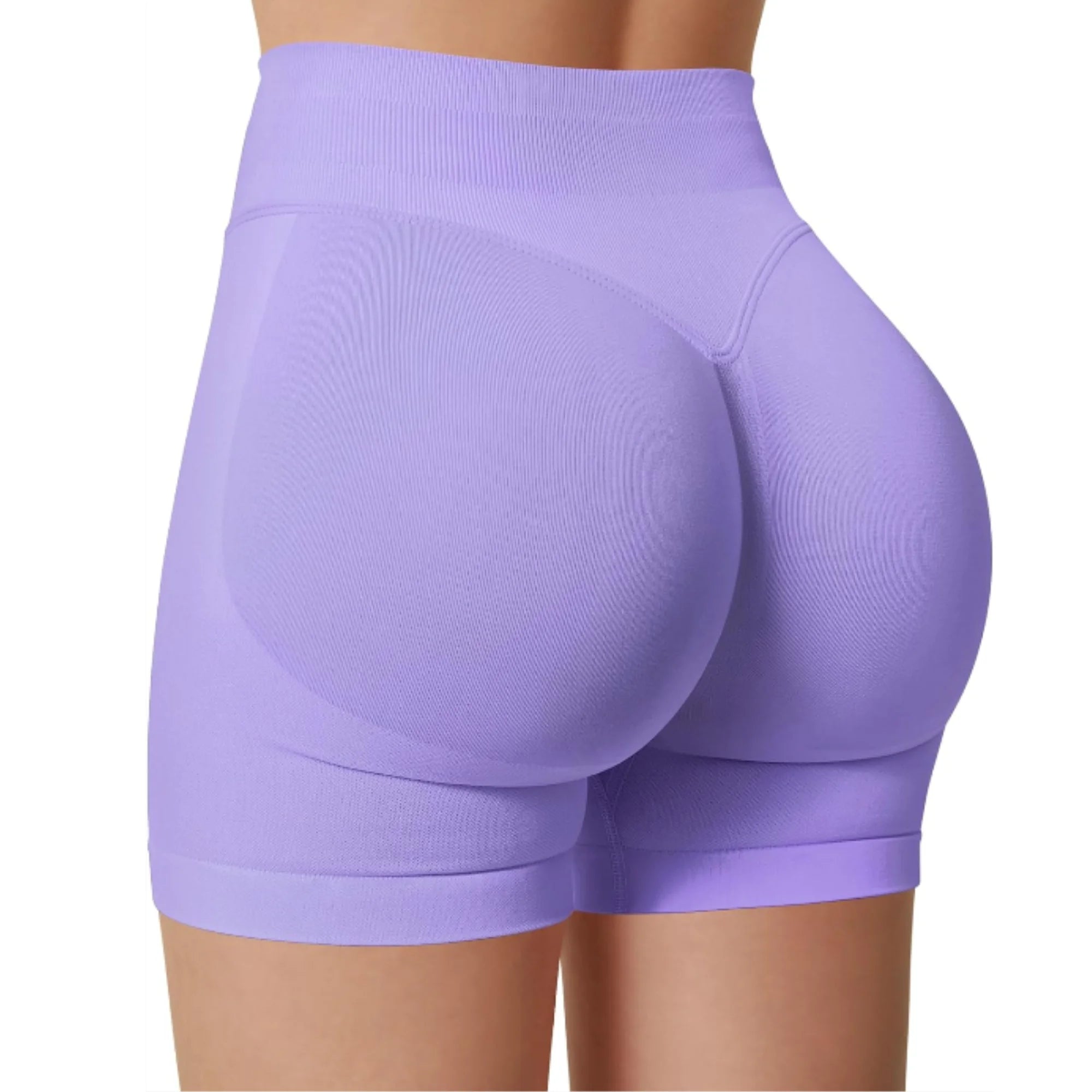 Seamless Shorts for Women, Invisible Scrunch Butt Lifting Gym Booty Biker Shorts, Breathable Comfortable, Favorite Gym Shorts